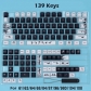 Panda 104+35 Cherry Profile Keycap Set Cherry MX PBT Dye-subbed for Mechanical Gaming Keyboard